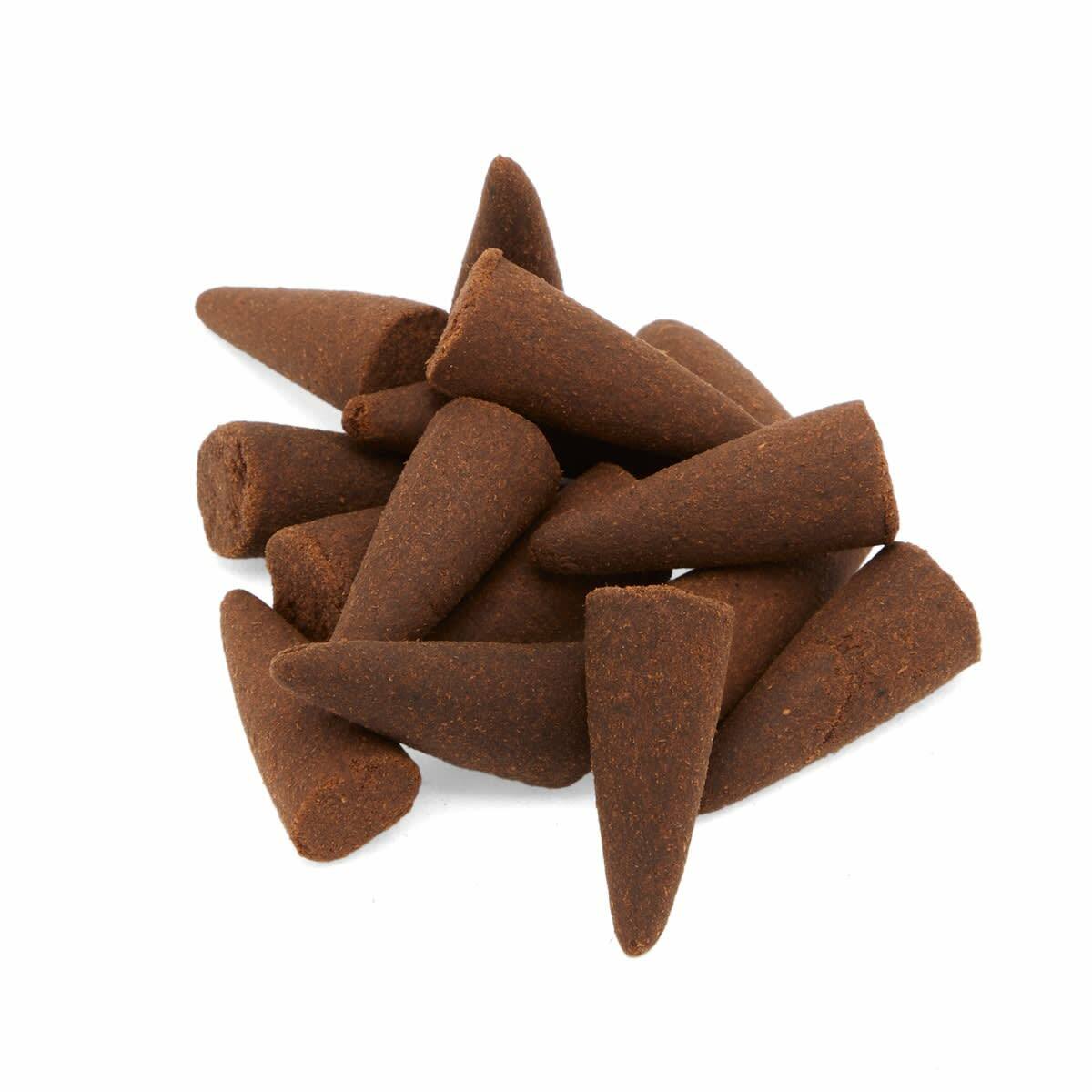 P.F. CANDLE CO BERGAMOT SHISO INCENSE CONES - BROWN