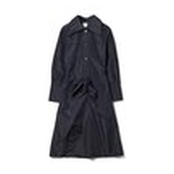 PATOU PAREO DRESS - NAVY BLACK