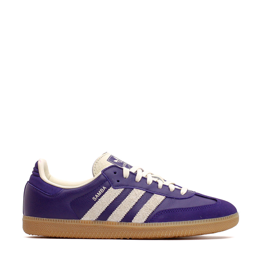 ADIDAS ORIGINALS SAMBA OG WOMENS TRAINERS - PURPLE/CREAM/GUM