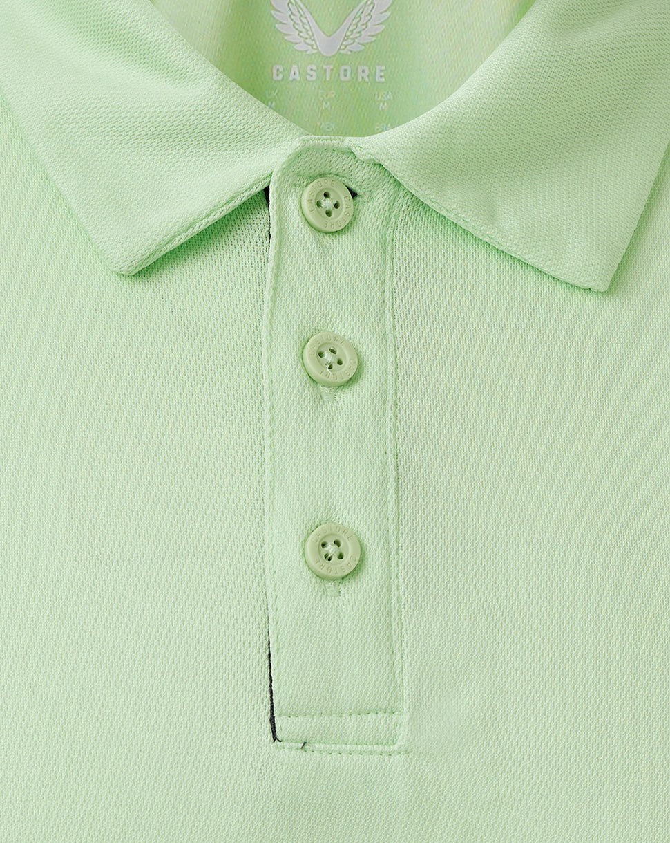 CASTORE FAI PRO PLAYERS PRESENTATION POLO - PATINA GREEN/EBONY