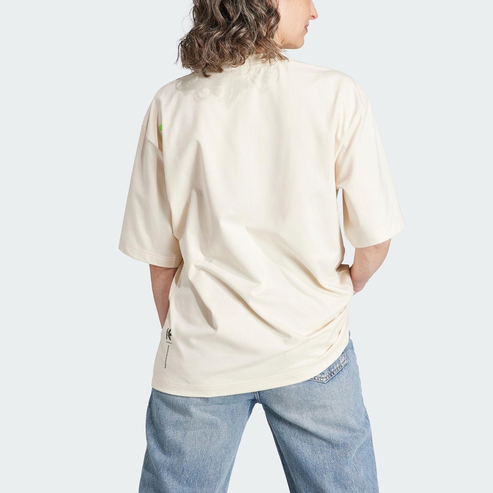 ADIDAS ORIGINALS X KSENIASCHNAIDER WOMENS LOGO T-SHIRT