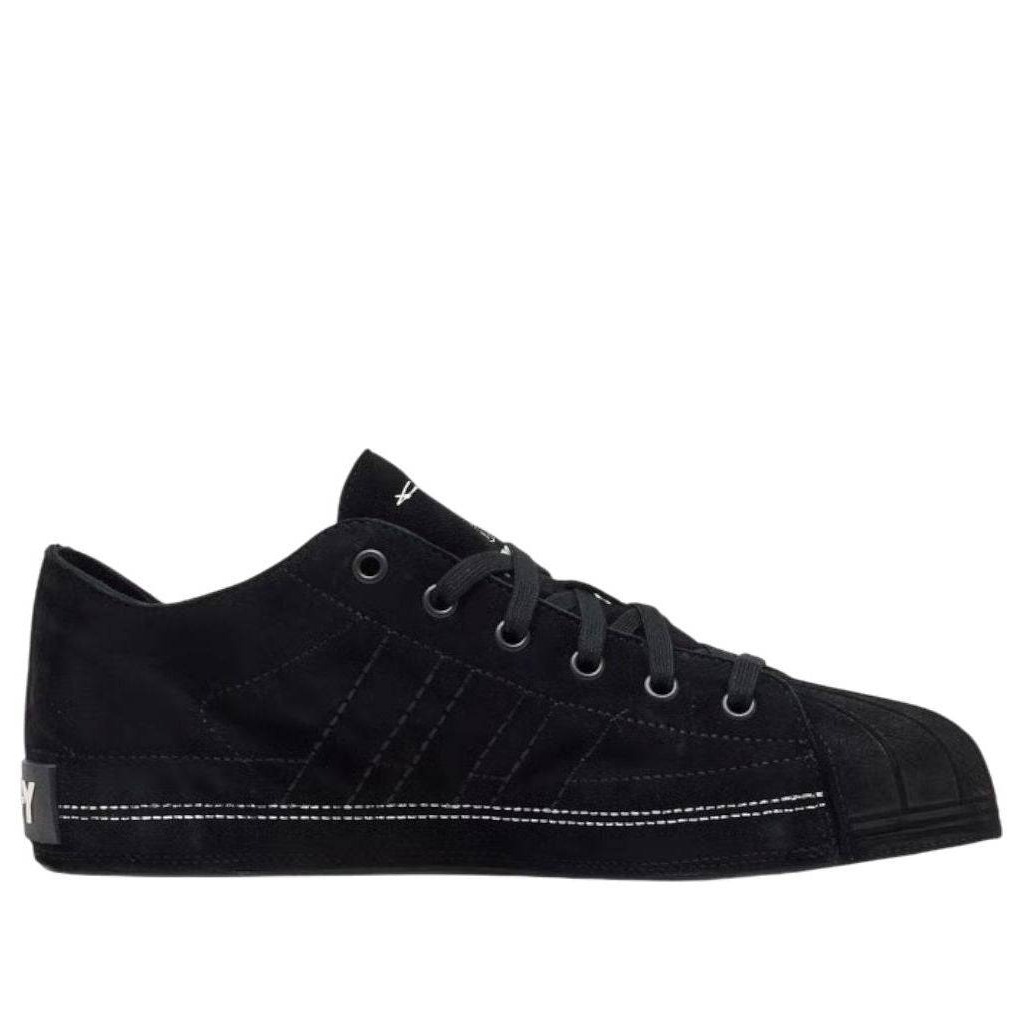 Y-3 NBHD NIZZASTAR LO TRAINERS - BLACK/OFF WHITE/BLACK