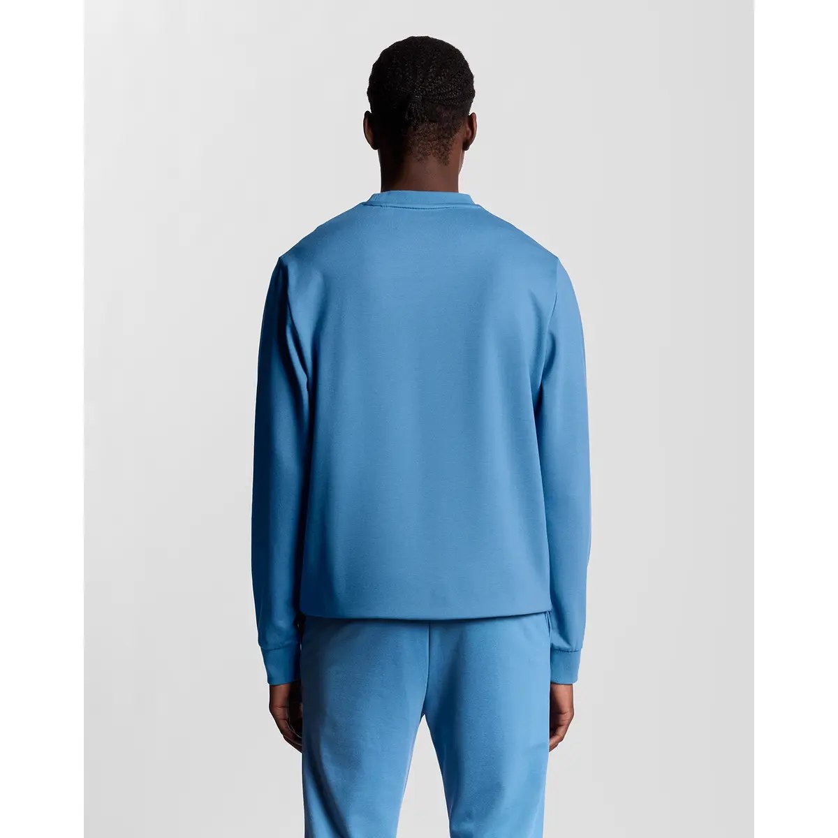 LYLE & SCOTT CREW NECK FLY FLEECE - PARISIAN BLUE