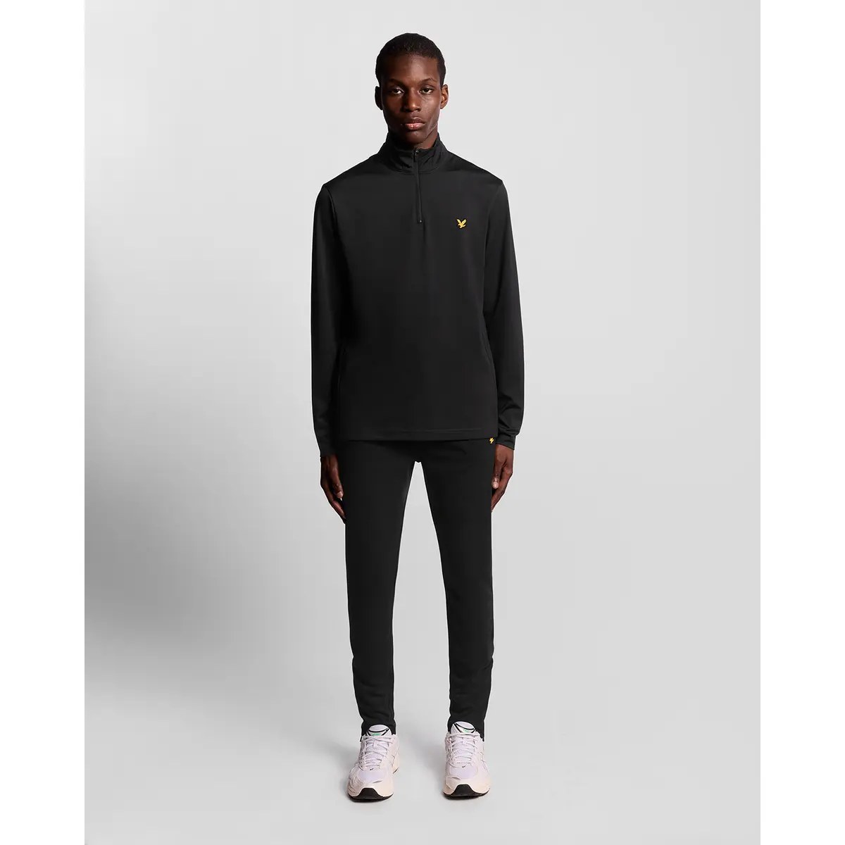 LYLE & SCOTT FLY FLEECE TRACKIES - JET BLACK