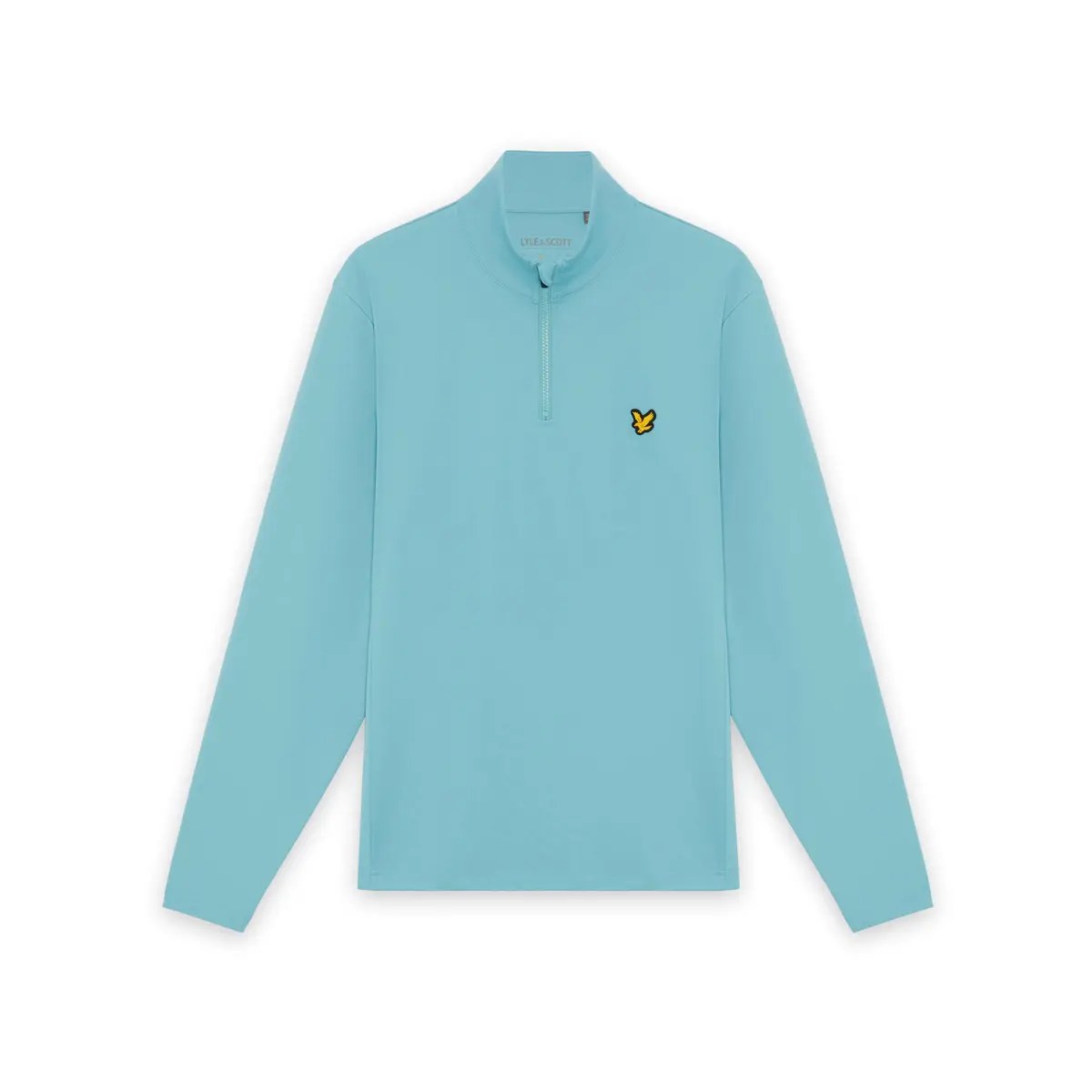 LYLE & SCOTT GOLF CORE QUARTER ZIP MIDLAYER - AQUAMARINE BLUE