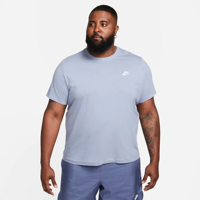 NIKE CLUB TEE - ASHEN SLATE