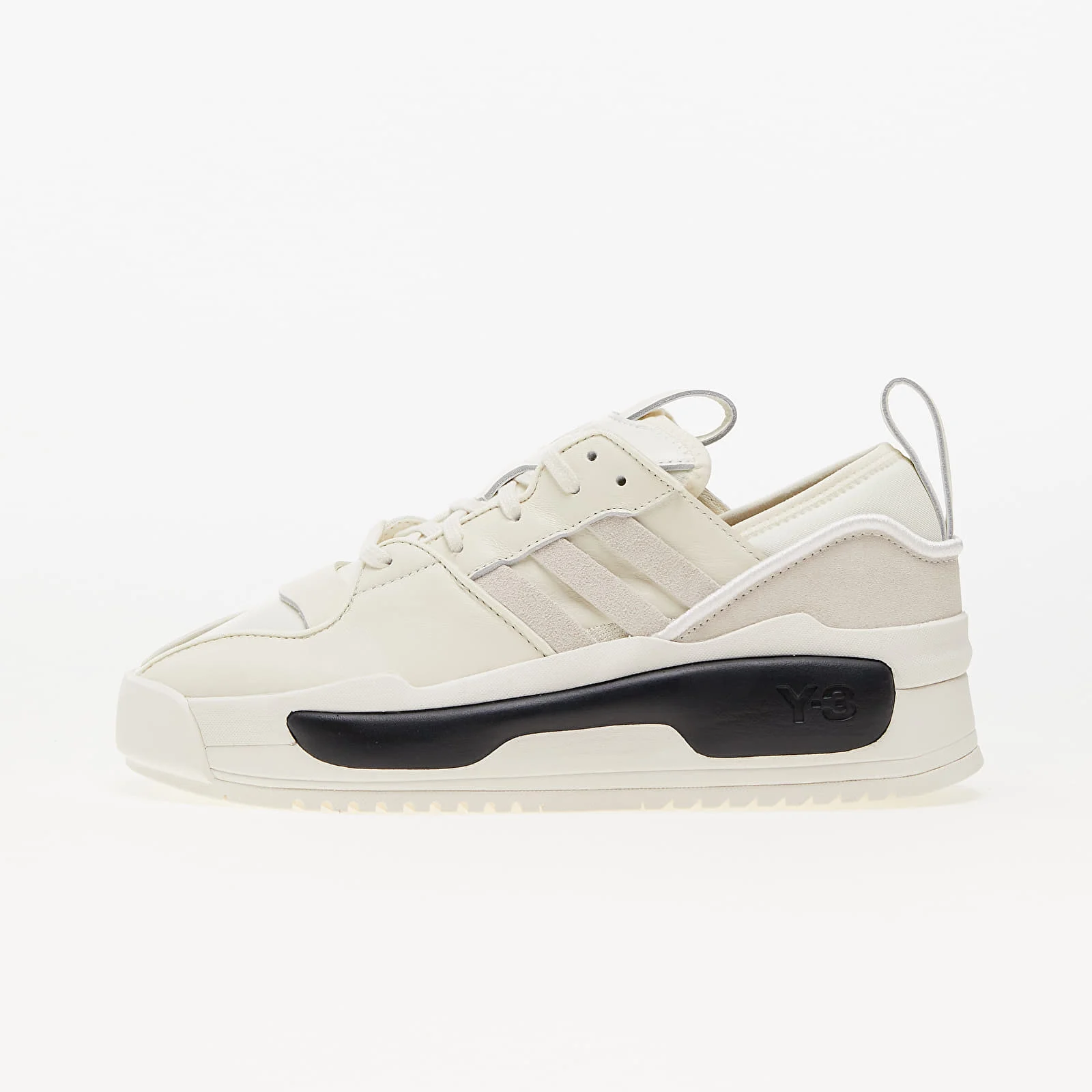ADIDAS X Y-3 RIVALRY LOW NATURAL LEATHER CASUAL UNISEX TRAINERS