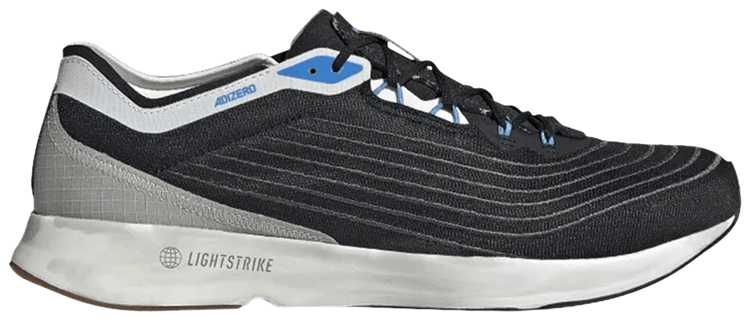 ADIDAS ADIZERO X PARLEY MENS RUNNING TRAINERS - CORE BLACK / GREY FIVE / PULSE BLUE