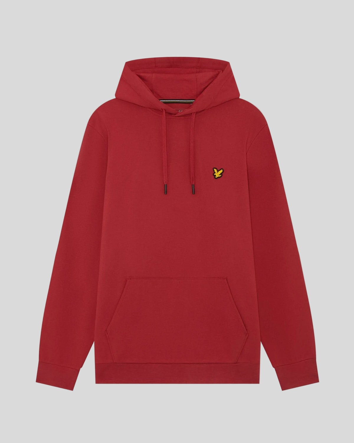 LYLE & SCOTT FLY FLEECE HOODIE - GARNET