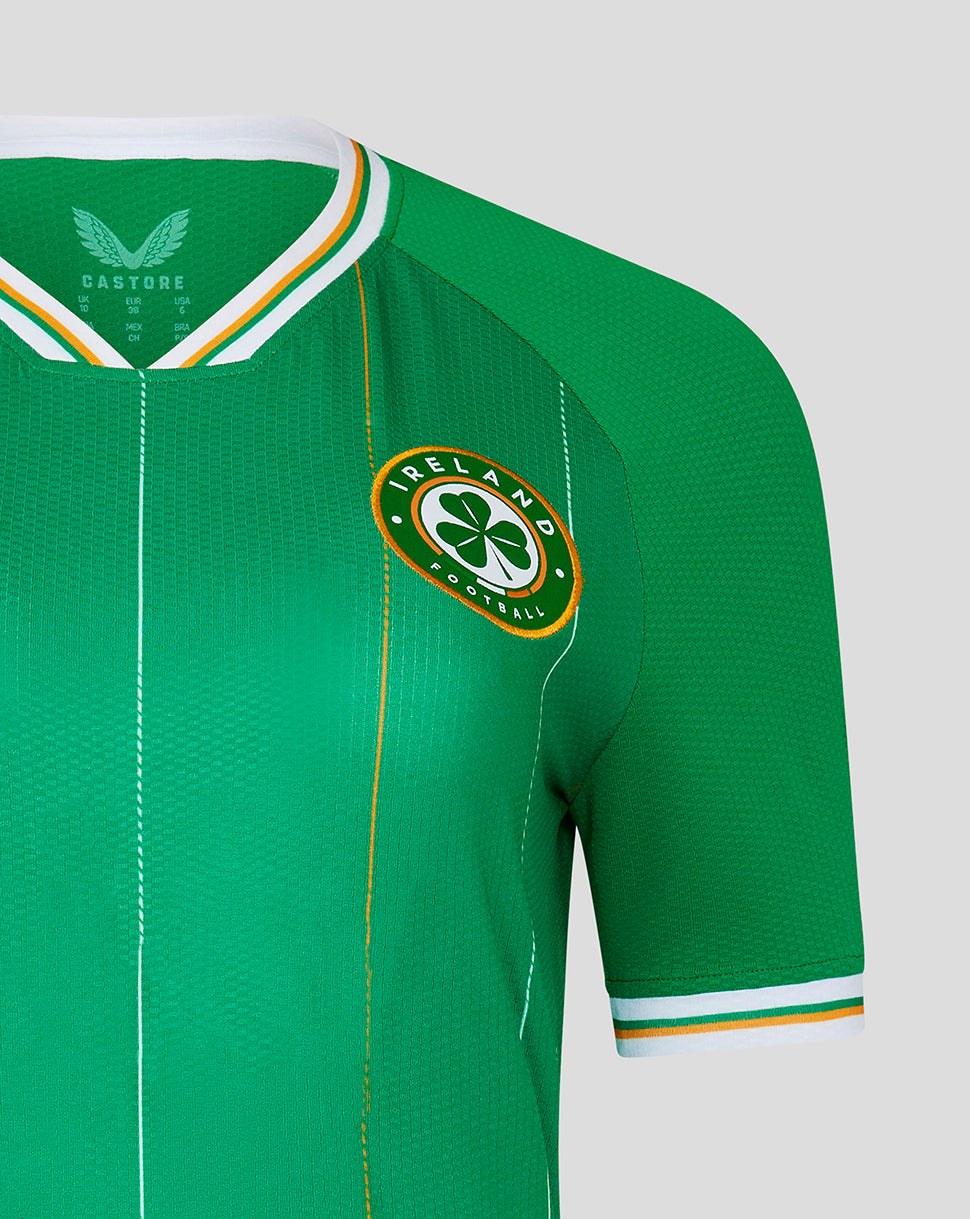 CASTORE FAI PRO HOME SS JERSEY WOMENS - JOLLY GREEN, BRILLIANT WHITE, BRIGHT MARIGOLD