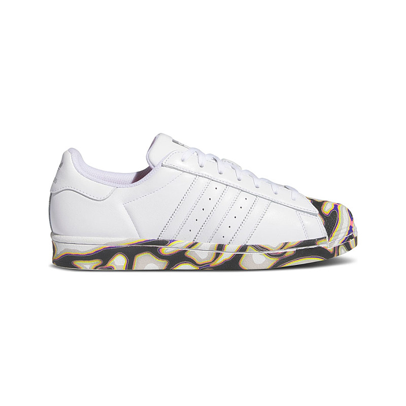 ADIDAS ORIGINALS PRIDE SUPERSTAR TRAINERS - WHITE