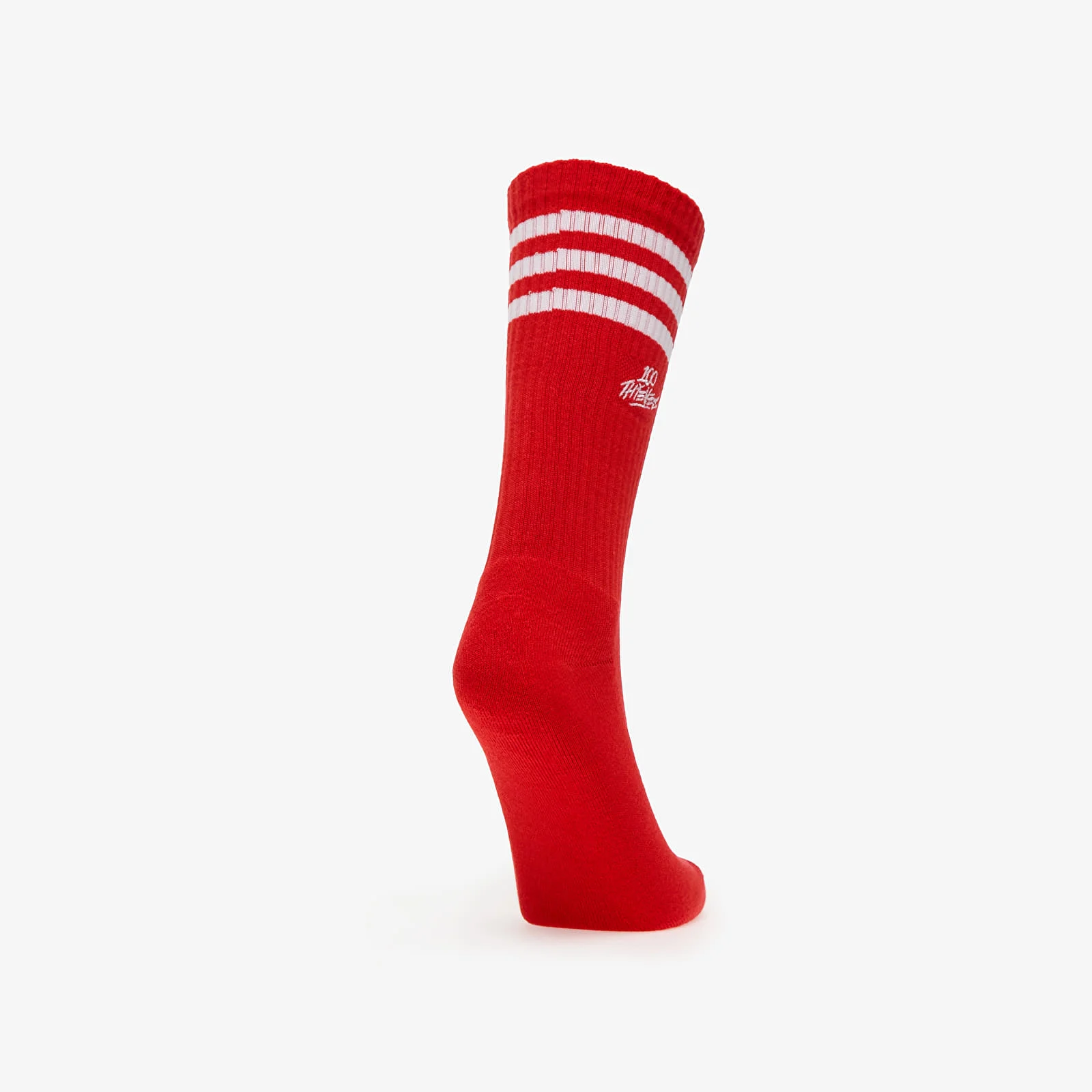 ADIDAS ORIGINALS X 100 THIEVES  SOCKS          WHITE/RED/BLK