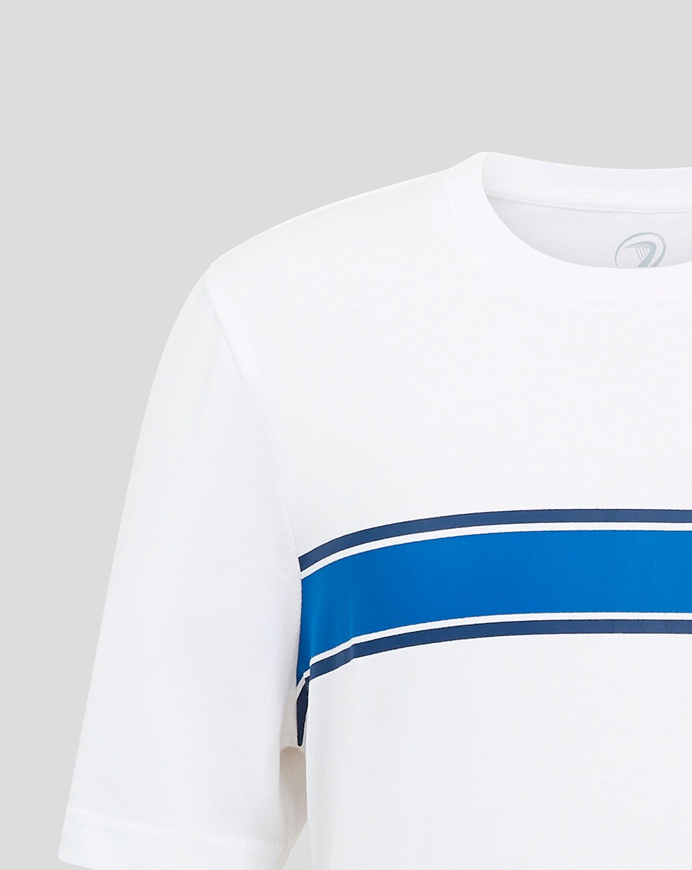 CASTORE LEINSTER CLASSIC COTTON TEE JUNIOR - BRILLIANT WHITE