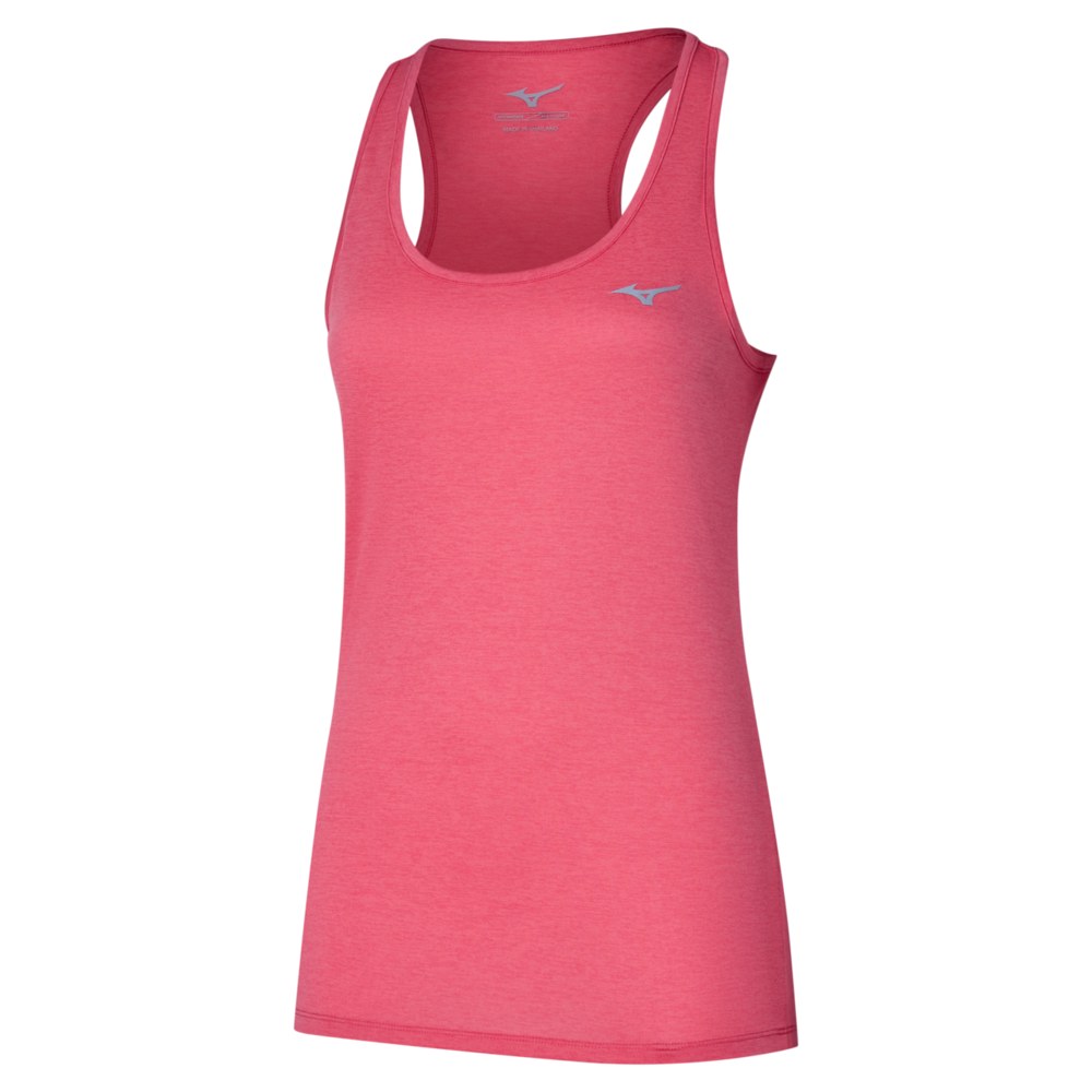 MIZUNO WOMENS IMPULSE CORE TANK - CAMELLIA ROSE
