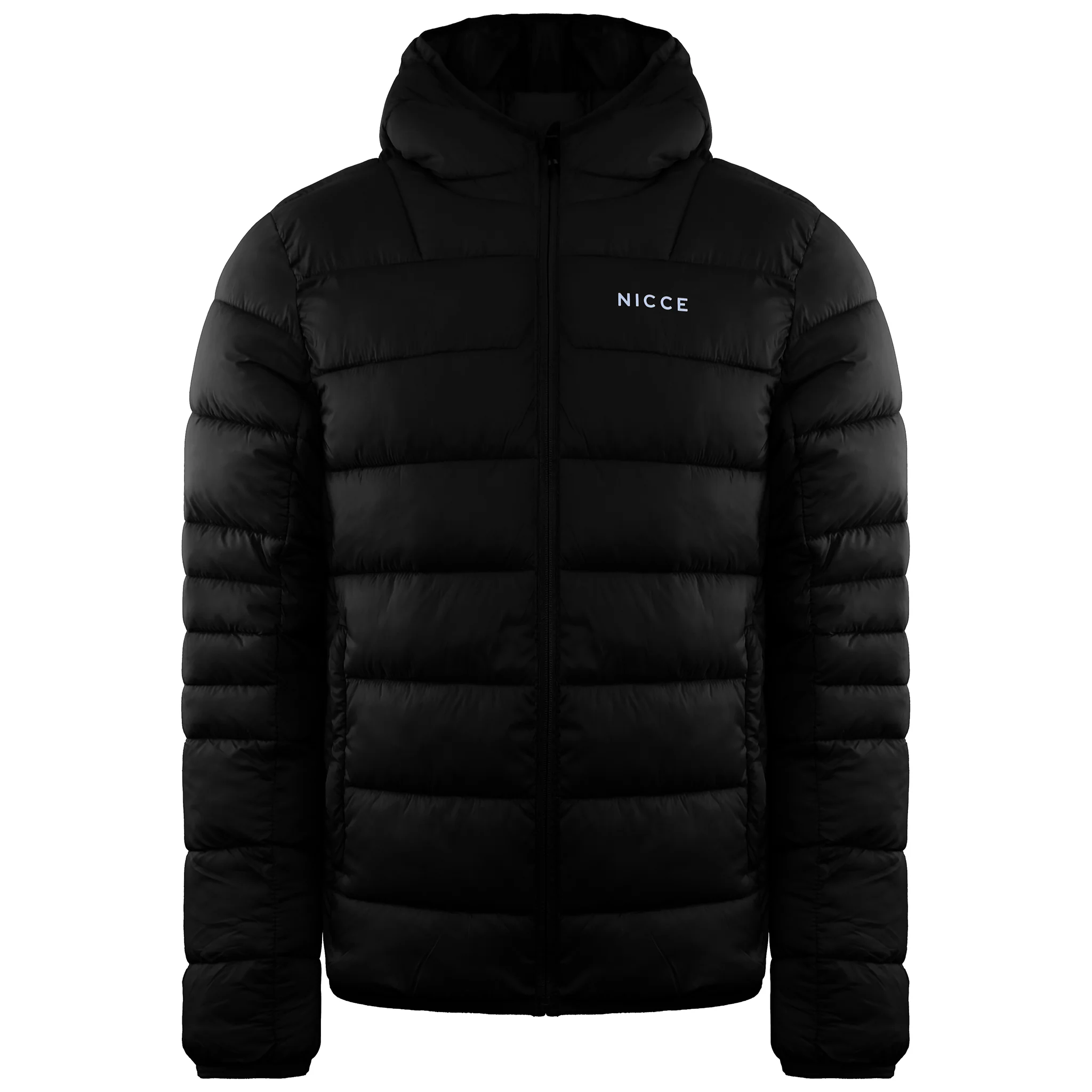 NICCE SKYLINE PUFFER JACKET - BLACK