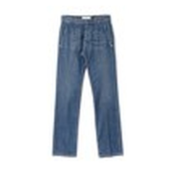 LANVIN STRAIGHT FIT DENIM TROUSERS - LIGHT BLUE