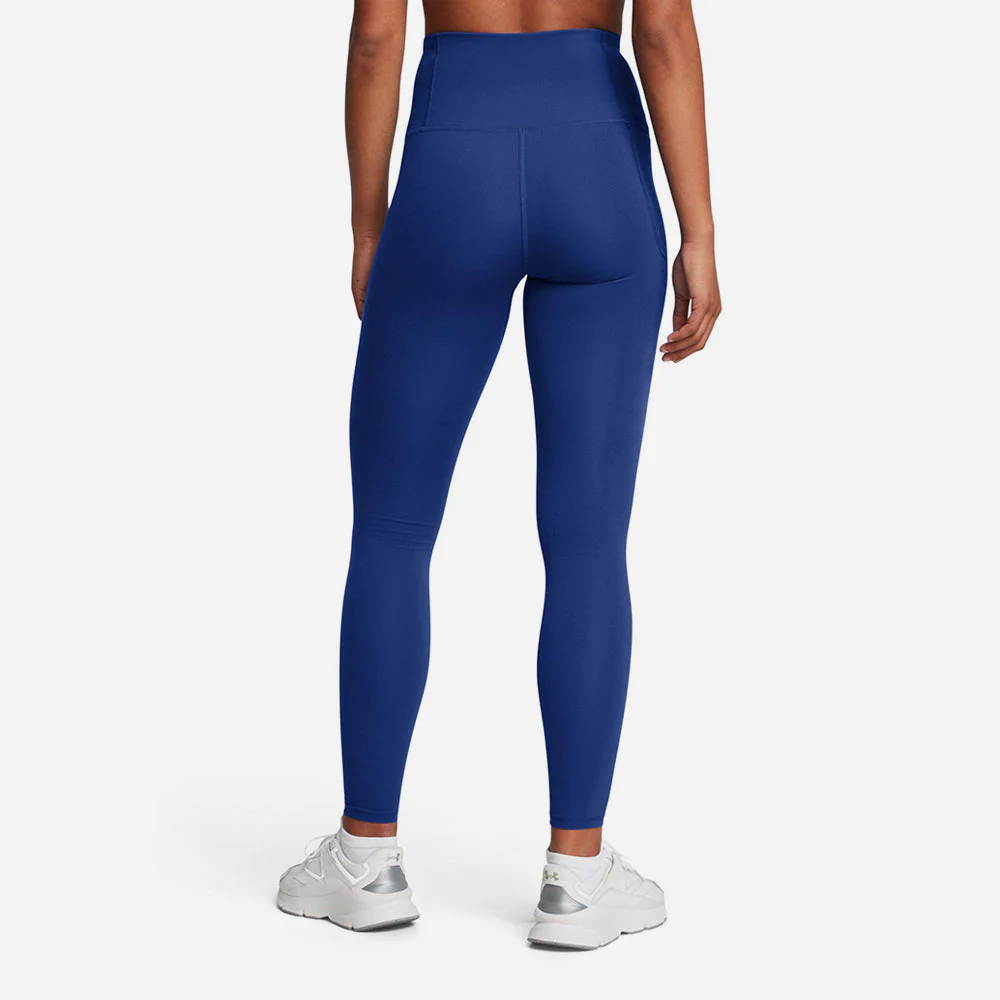 UNDER ARMOUR MOTION HIGH RISE LEGGING - Tech Blue / White