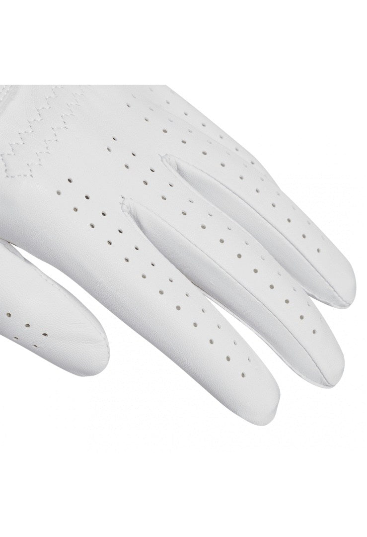 ADIDAS LEATHER GLOVE  GOLF     WHITE/BLACK