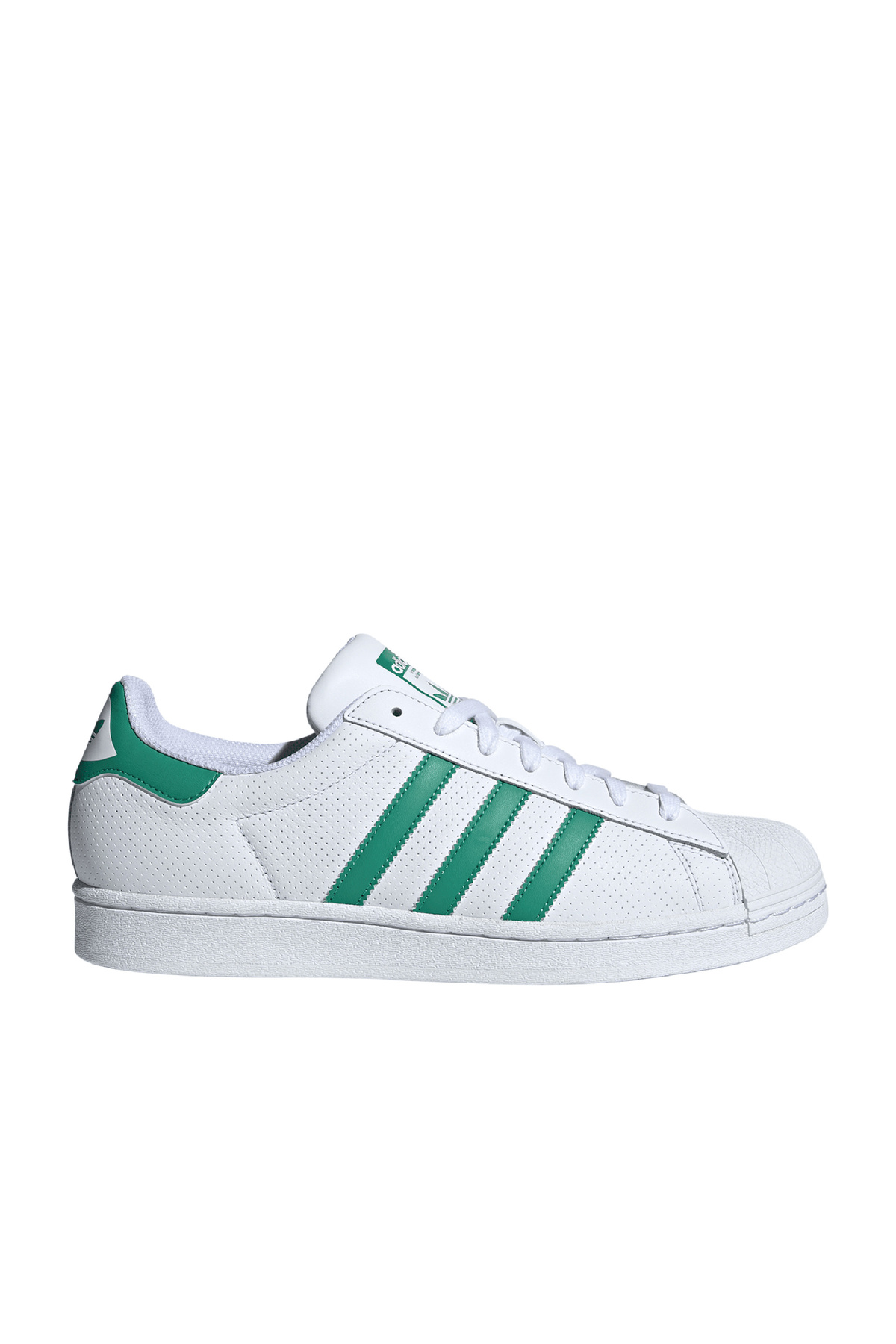 ADIDAS ORIGINALS SUPERSTAR TRAINERS - FOOTWEAR WHITE/SEMI COURT GREEN