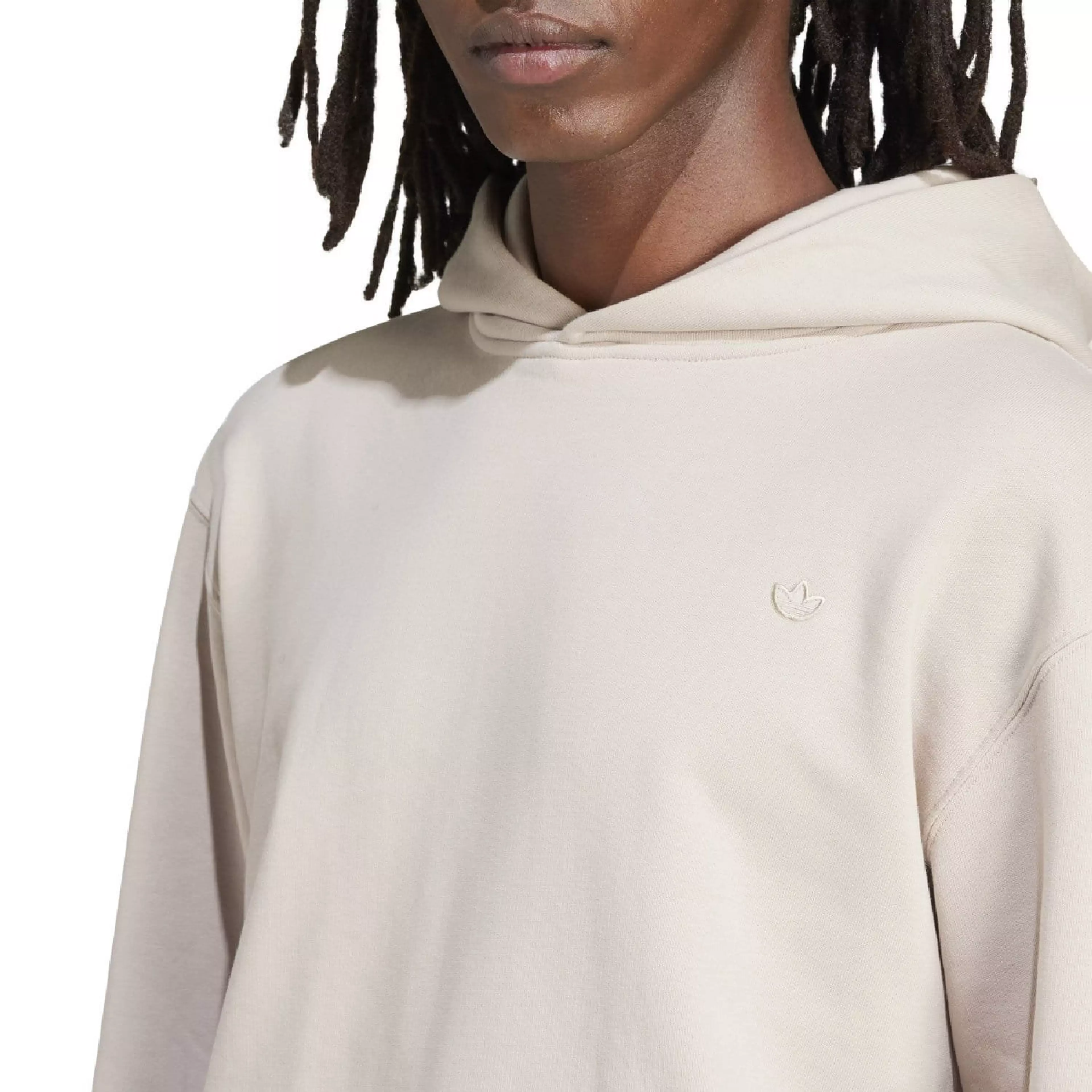 ADIDAS ORIGINALS TREFOIL LOGO MENS C HOODIE FRENCH TERRY WONBEI/WON