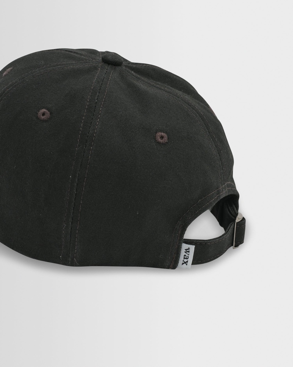 WAX LONDON SPENCER SPORTS CAP - WASHED BLACK