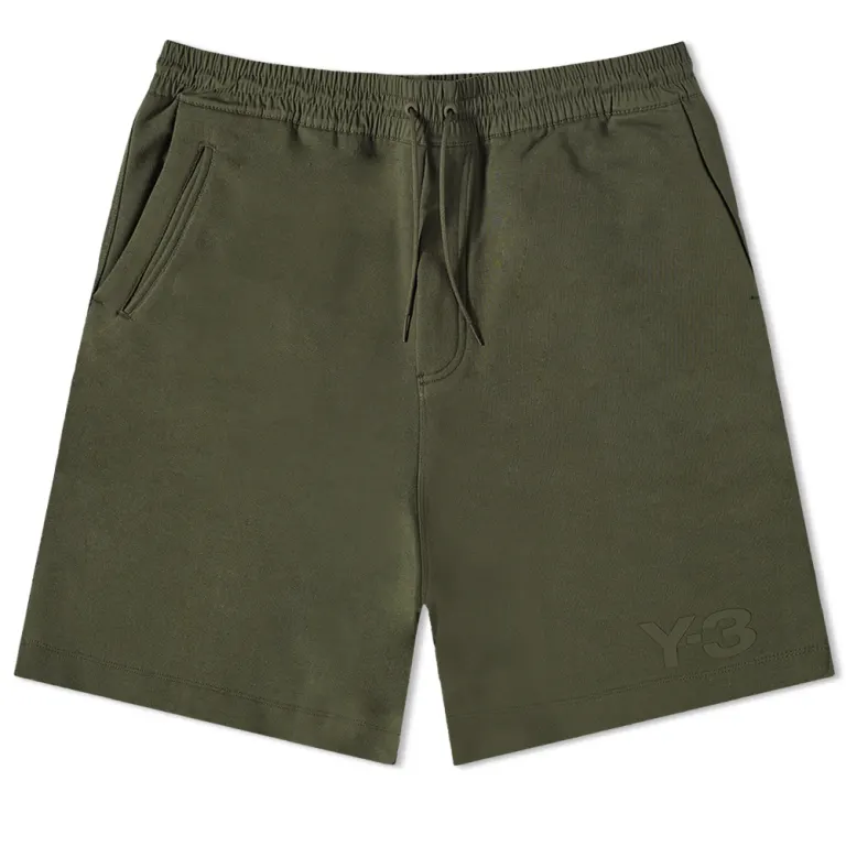 ADIDAS Y-3 MENS FRENCH TERRY CASUAL SHORTS