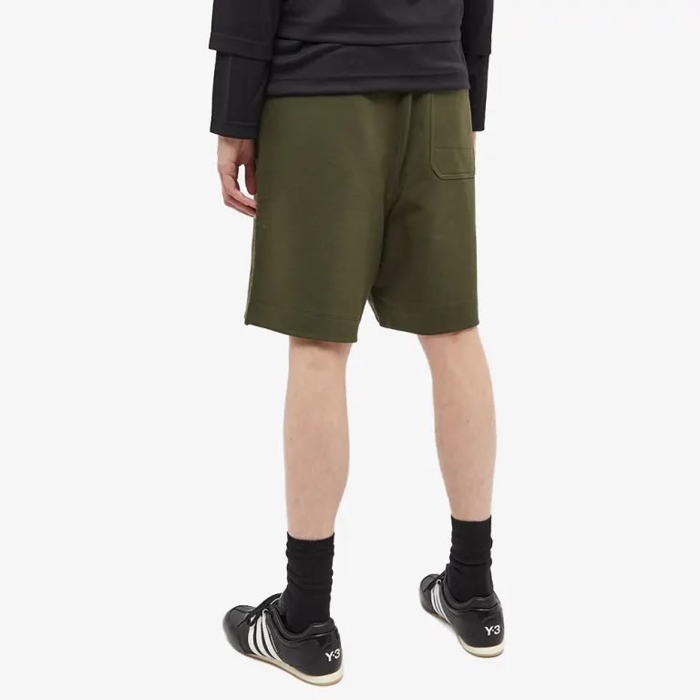 ADIDAS Y-3 MENS FRENCH TERRY CASUAL SHORTS