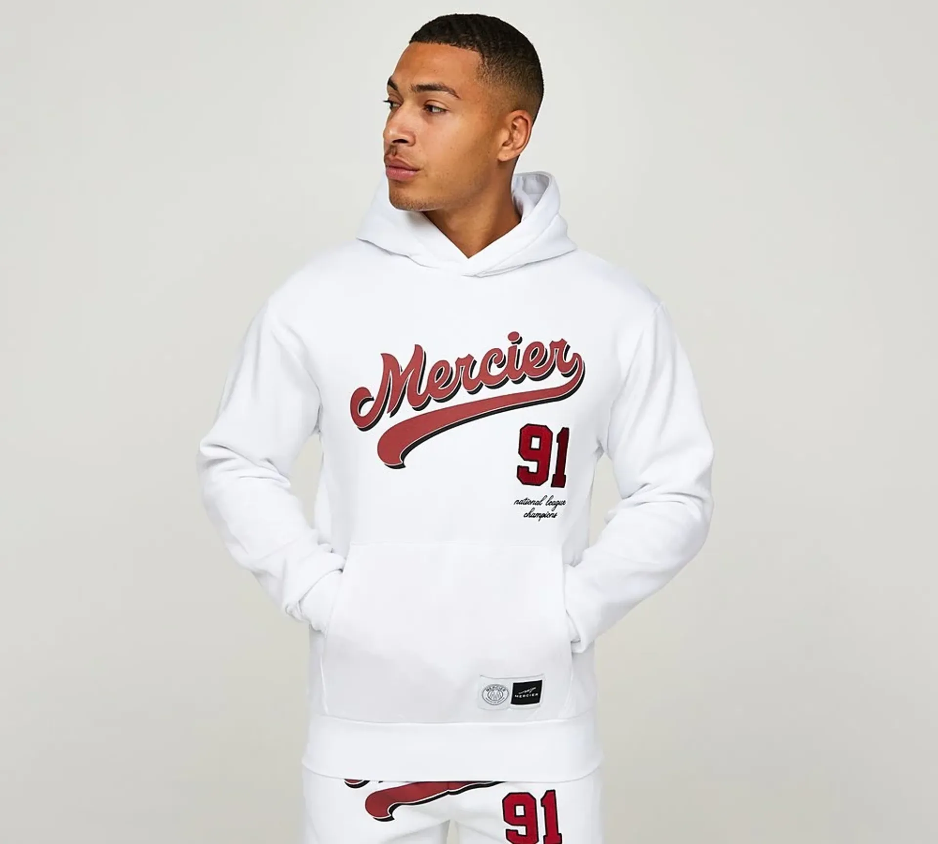 MERCIER STRIKE OUT OTH HOOD - WHITE/RED