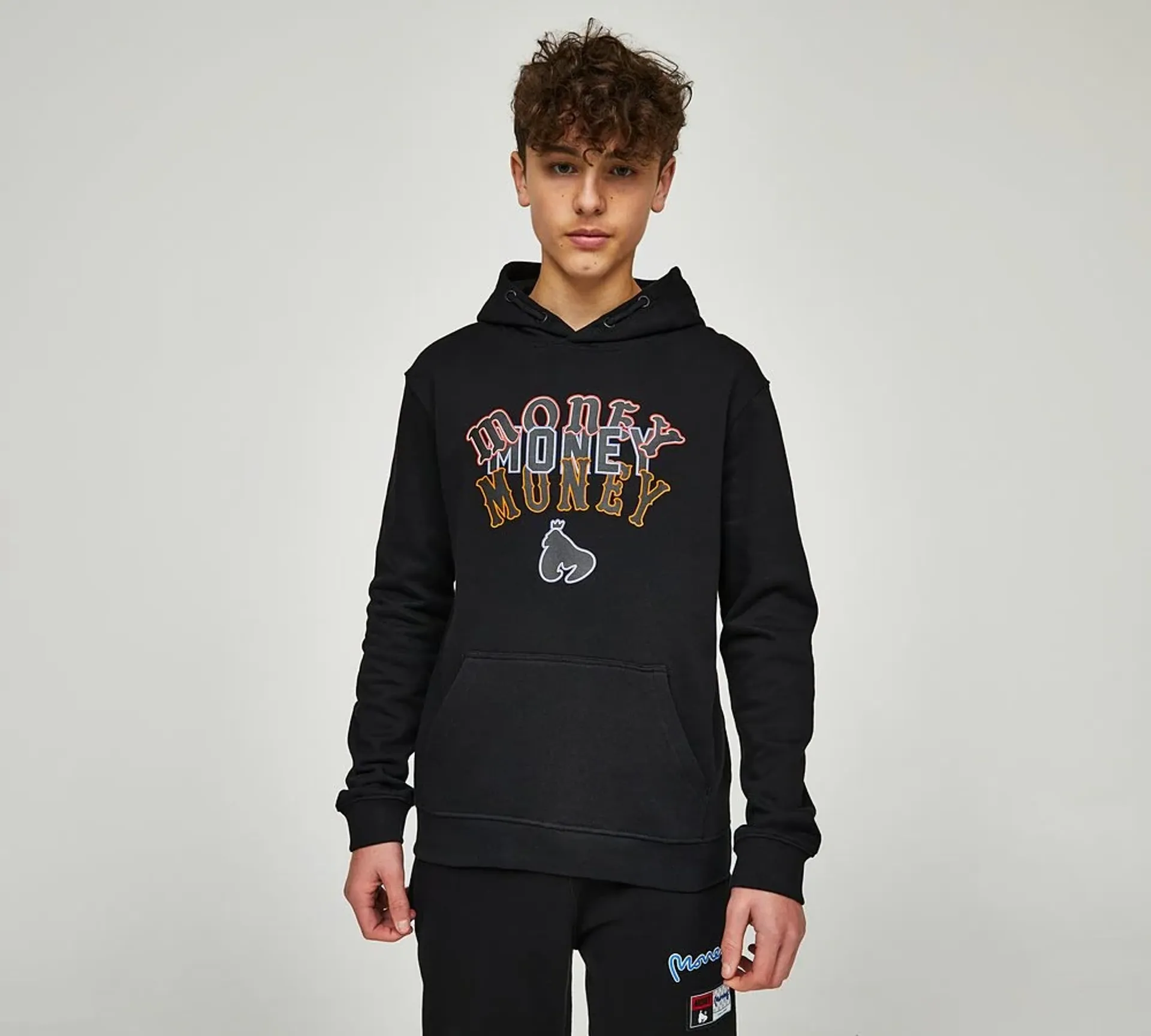MONEY MULTI LOGO OTH HOOD - BLACK