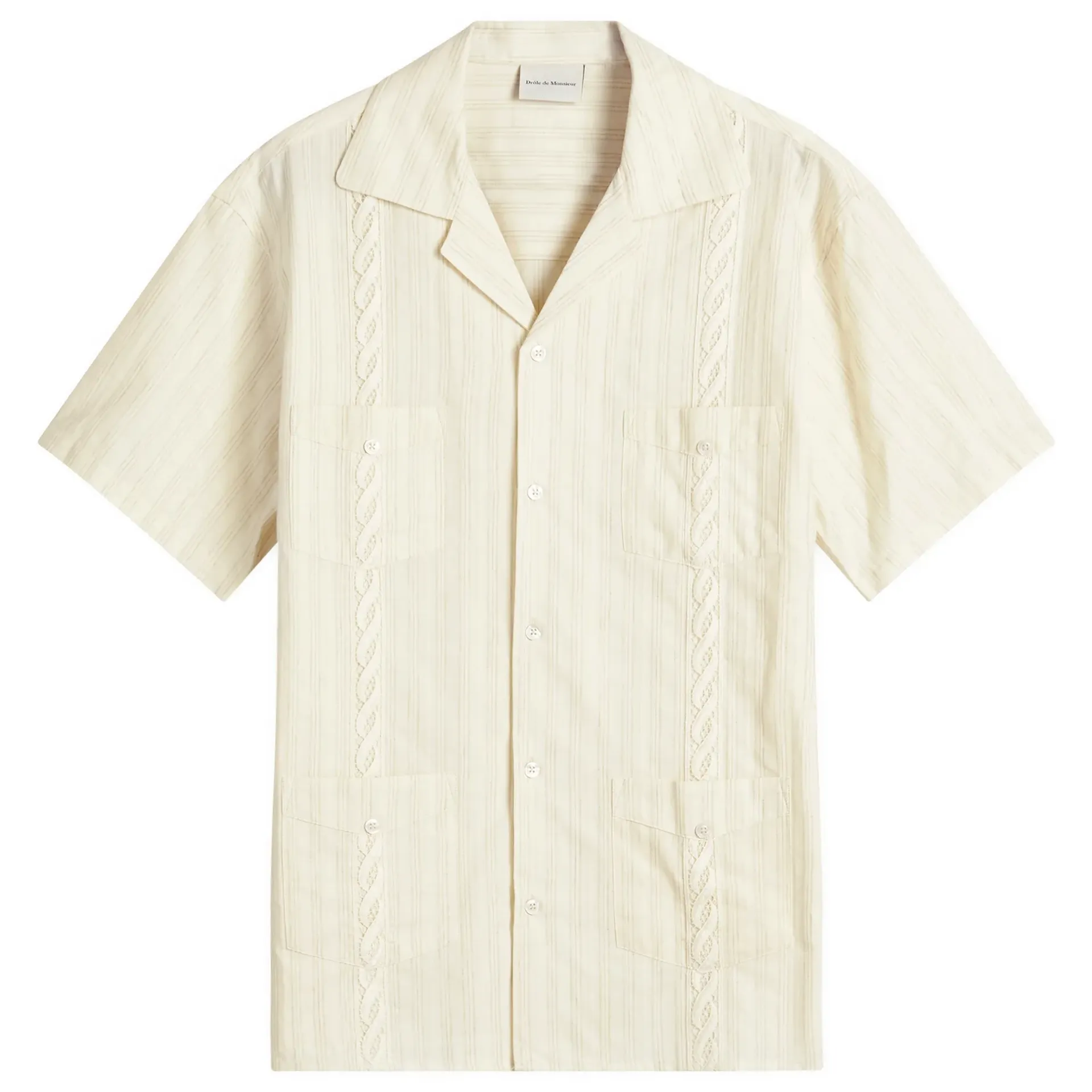 DROLE DE MONSIEUR LA CHEMISE CUBAINE - ECRU