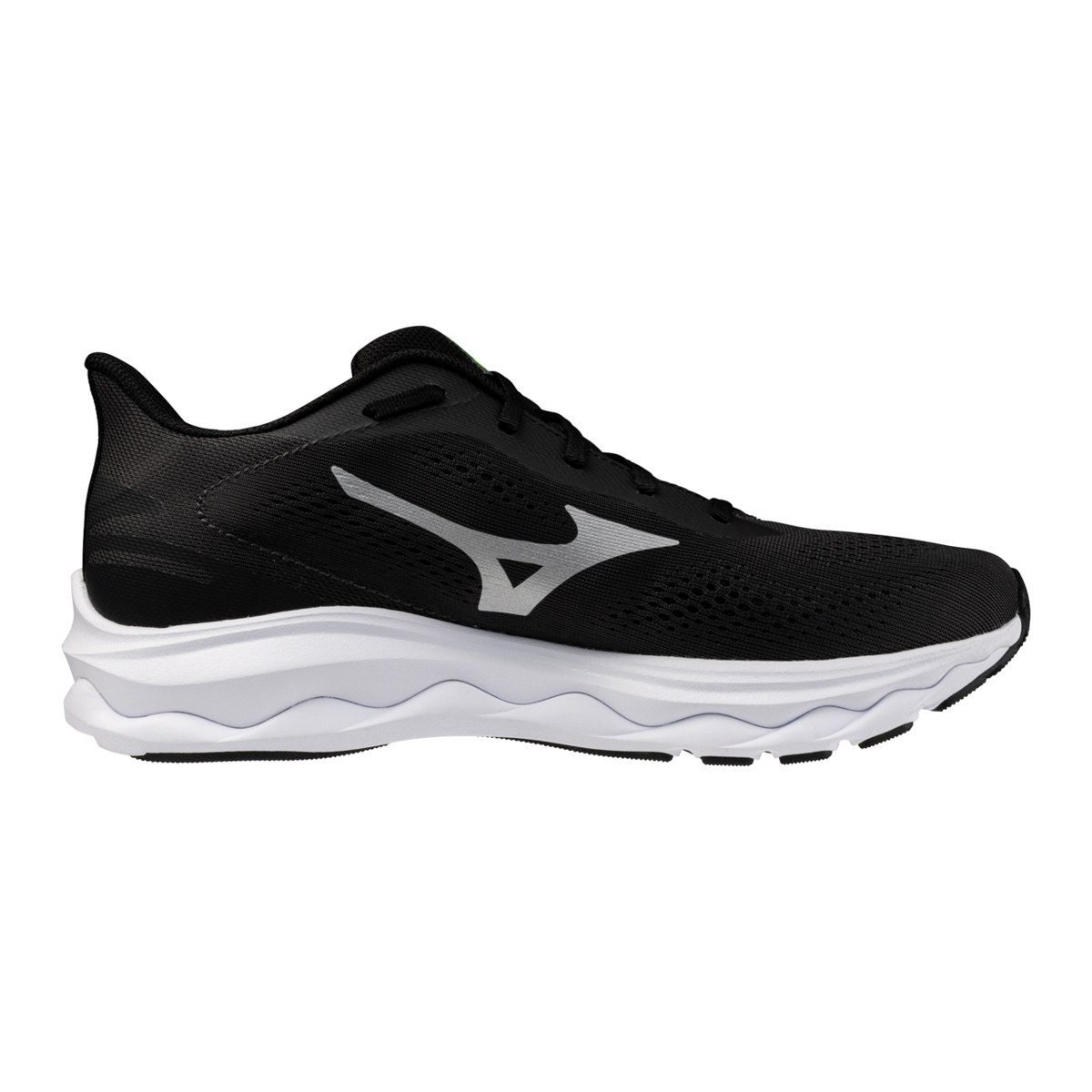 MIZUNO WAVE SERENE 2 MENS - BLACK/SILVER/GLOWING APPLE