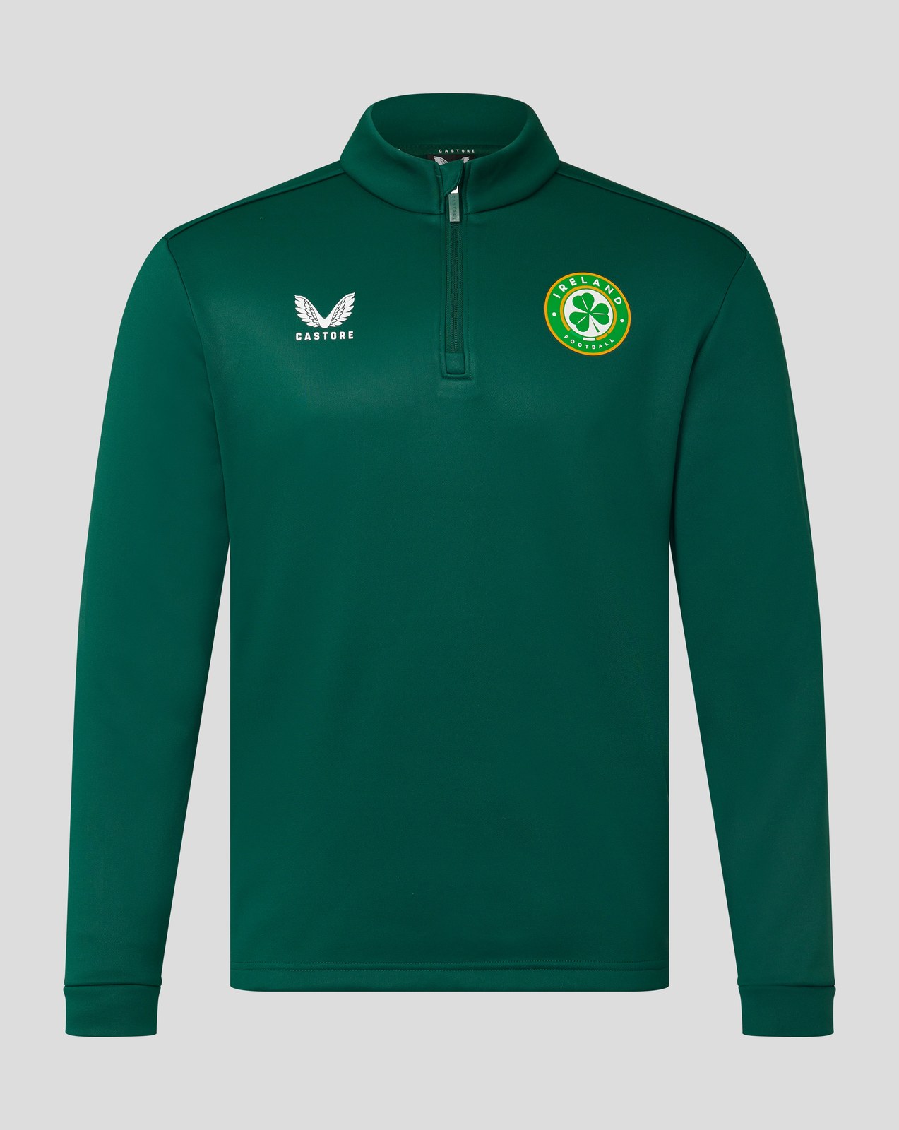 CASTORE FAI PLAYERS BRUSHED BACK 1/4 ZIP MIDLAYER WOMENS - BOTANICAL GARDEN