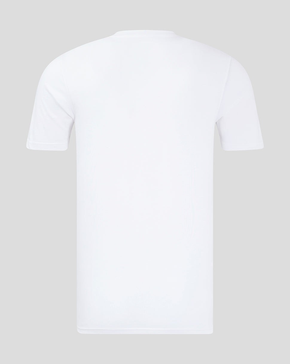 CASTORE LEINSTER CLASSIC COTTON TEE - BRILLIANT WHITE