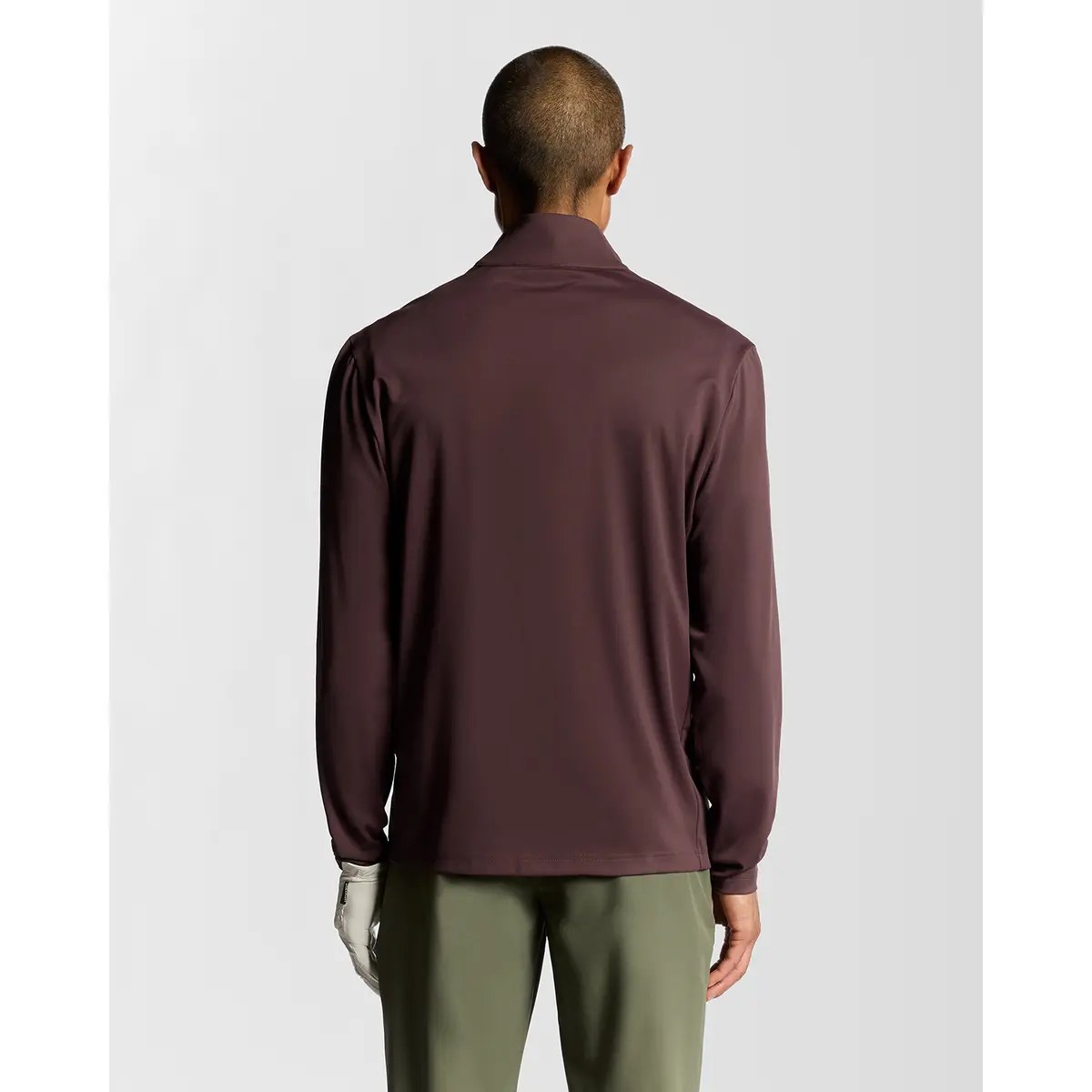 LYLE & SCOTT GOLF COURSE MIDLAYER - BERRY