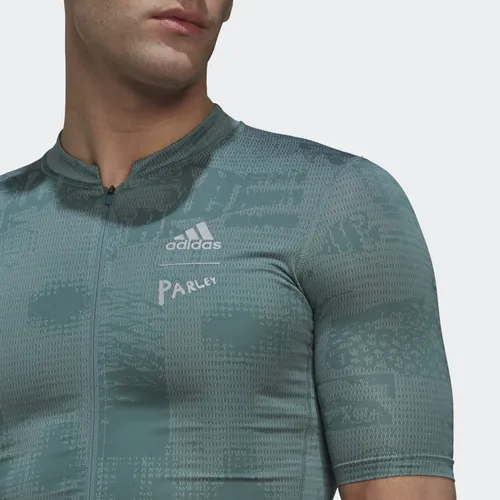 ADIDAS MENS PARLEY SHORT SLEEVE CYCLING JERSEY
