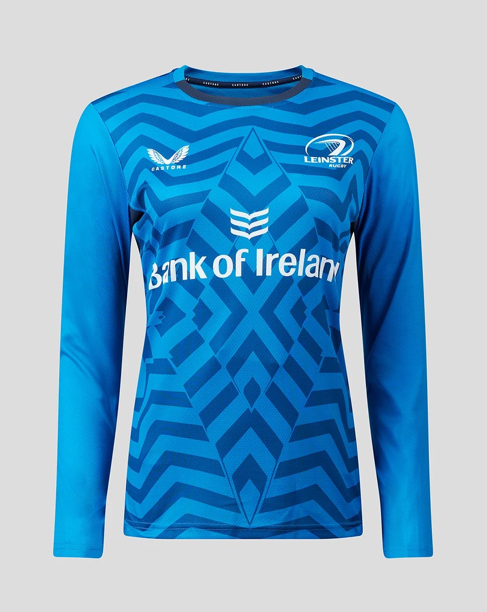 CASTORE LEINSTER LS TRAINING TEE WOMEN'S WOMENS - IMPERIAL BLUE/ PEACOAT