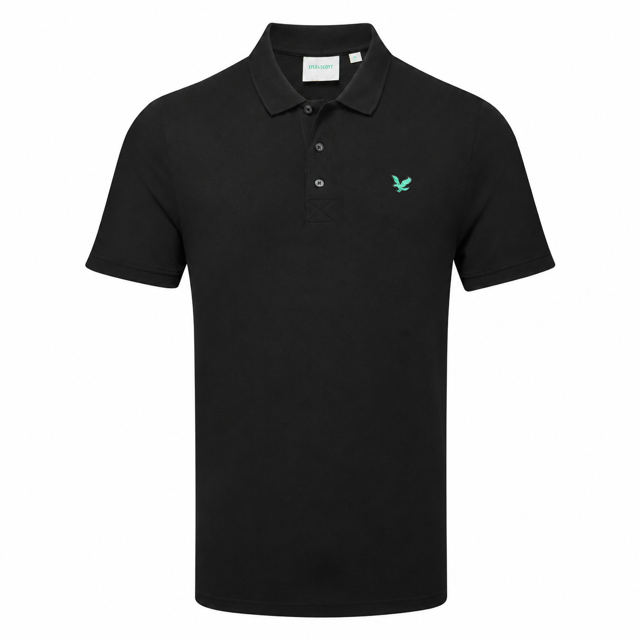 LYLE & SCOTT GOLF POLO SHIRT - JET BLACK