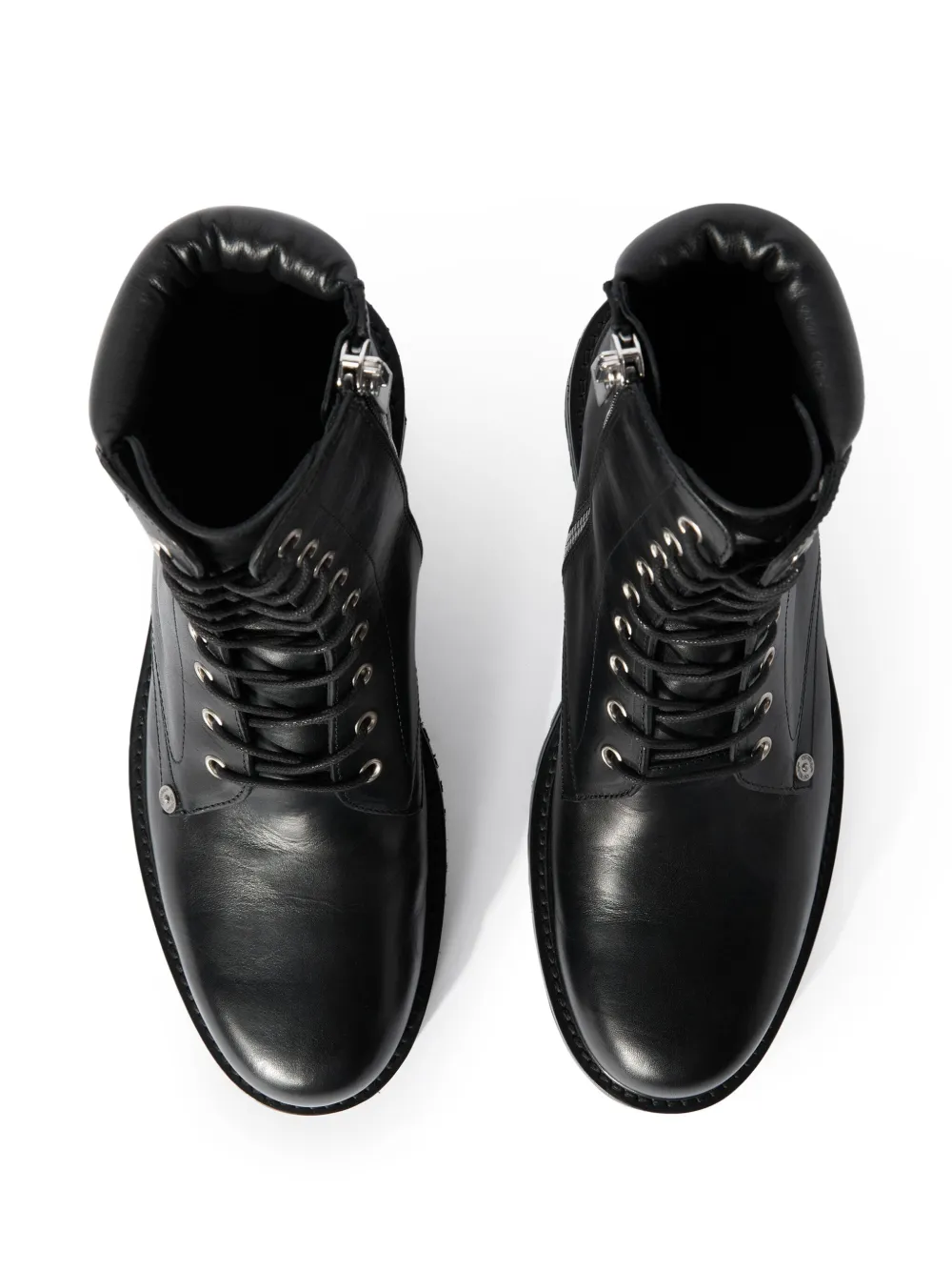 OFF WHITE COMBAT LACE UP BOOT  - BLACK BLACK