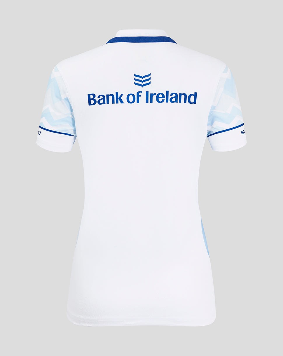 CASTORE LEINSTER AWAY REPLICA JERSEY WOMENS - BRILLIANT WHITE/ FROZEN FJORD