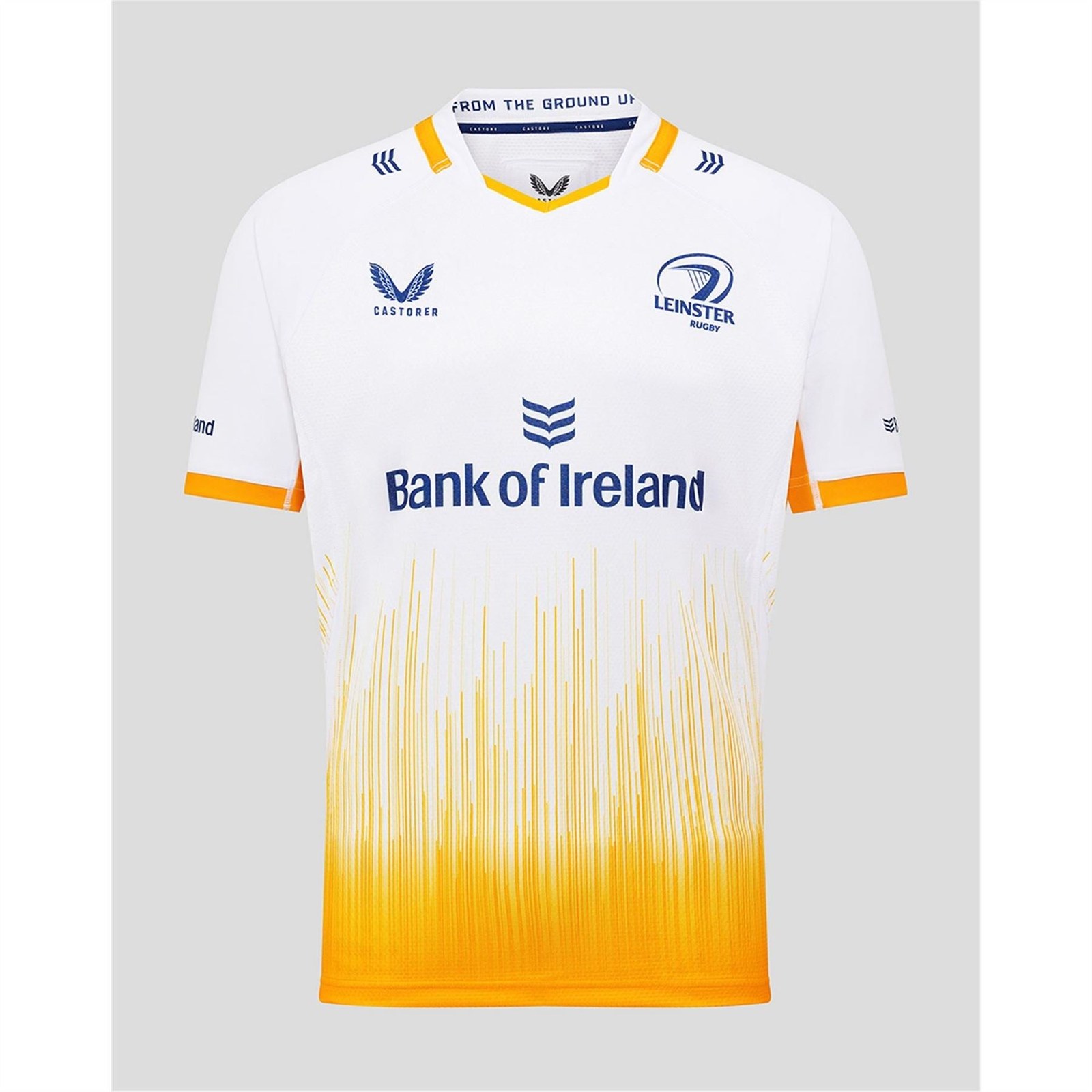 CASTORE LEINSTER AWAY REPLICA SHIRT WOMENS - GOLD FUSION/BRILLIANT WHITE