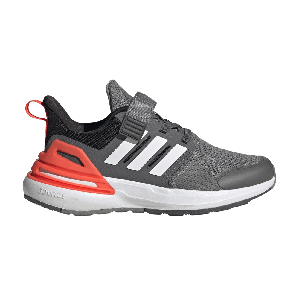 ADIDAS KIDS RAPIDASPORT BOUNCE EL TOP STRAP TRAINERS