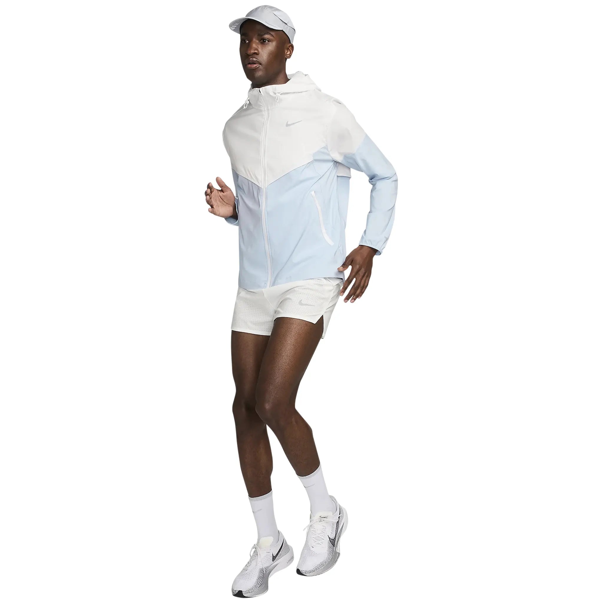 NIKE RUN REPEL UV WINDRUNNER - PLATINUM TINT/LT ARMORY BLUE