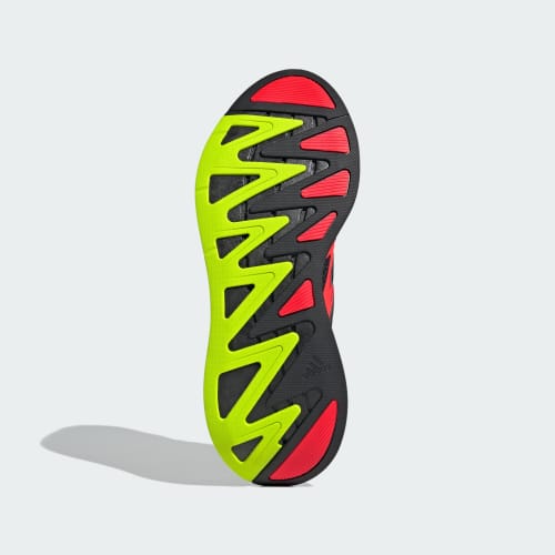 ADIDAS ADIZERO ARUKU TRAINERS - CARBON BLACK/SOLAR RED