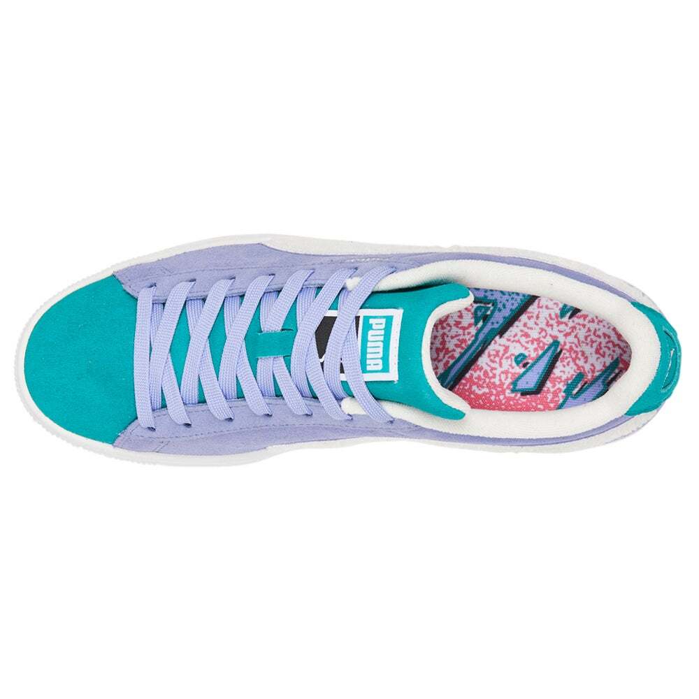 Suede FD Lavendar Pop-Deep Aqua-PUMA Whi