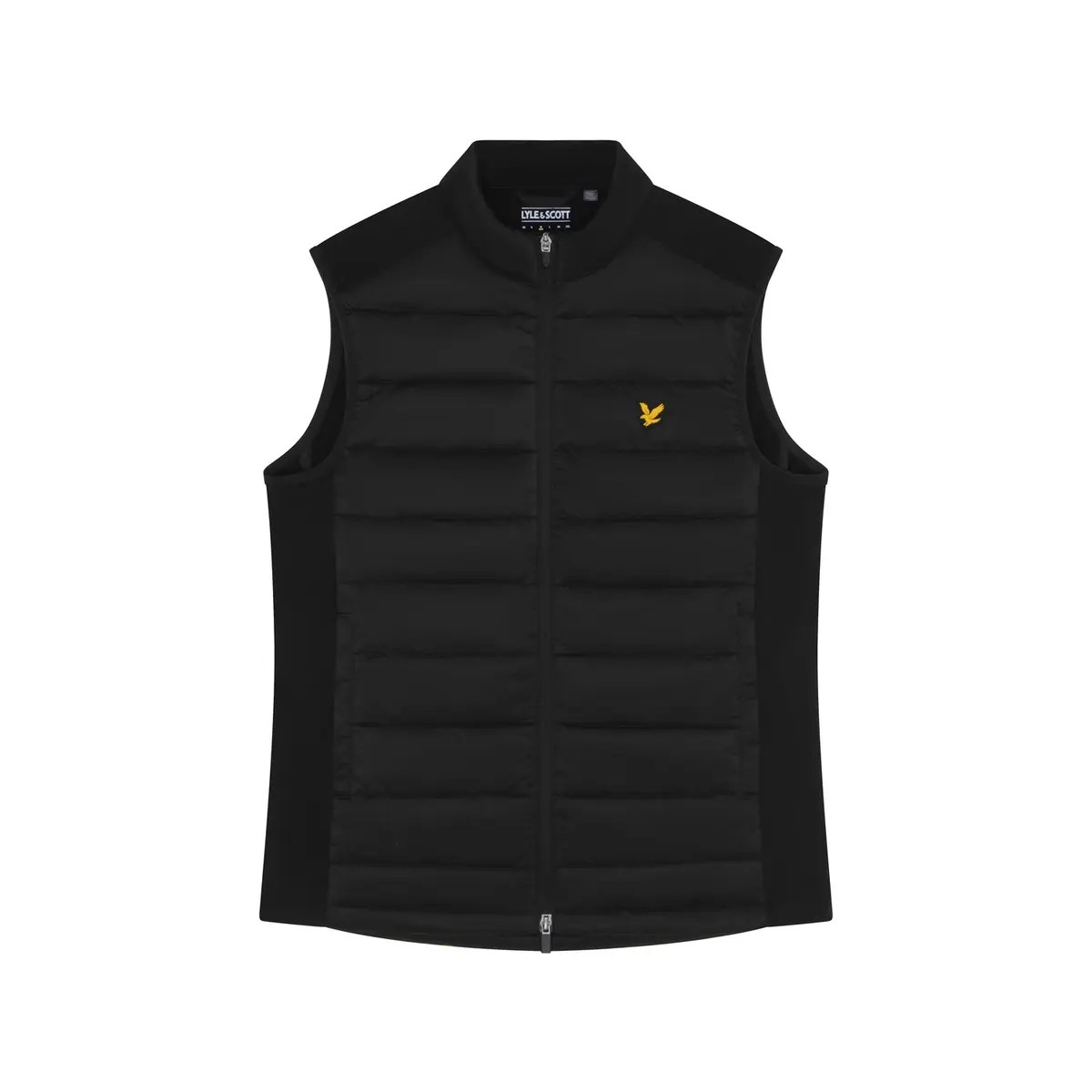 LYLE & SCOTT WADDED GOLF GILET - JET BLACK