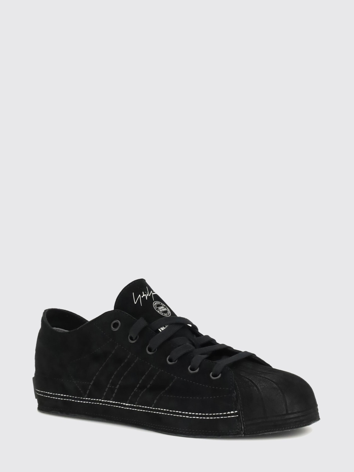 Y-3 NBHD NIZZASTAR LO TRAINERS - BLACK/OFF WHITE/BLACK