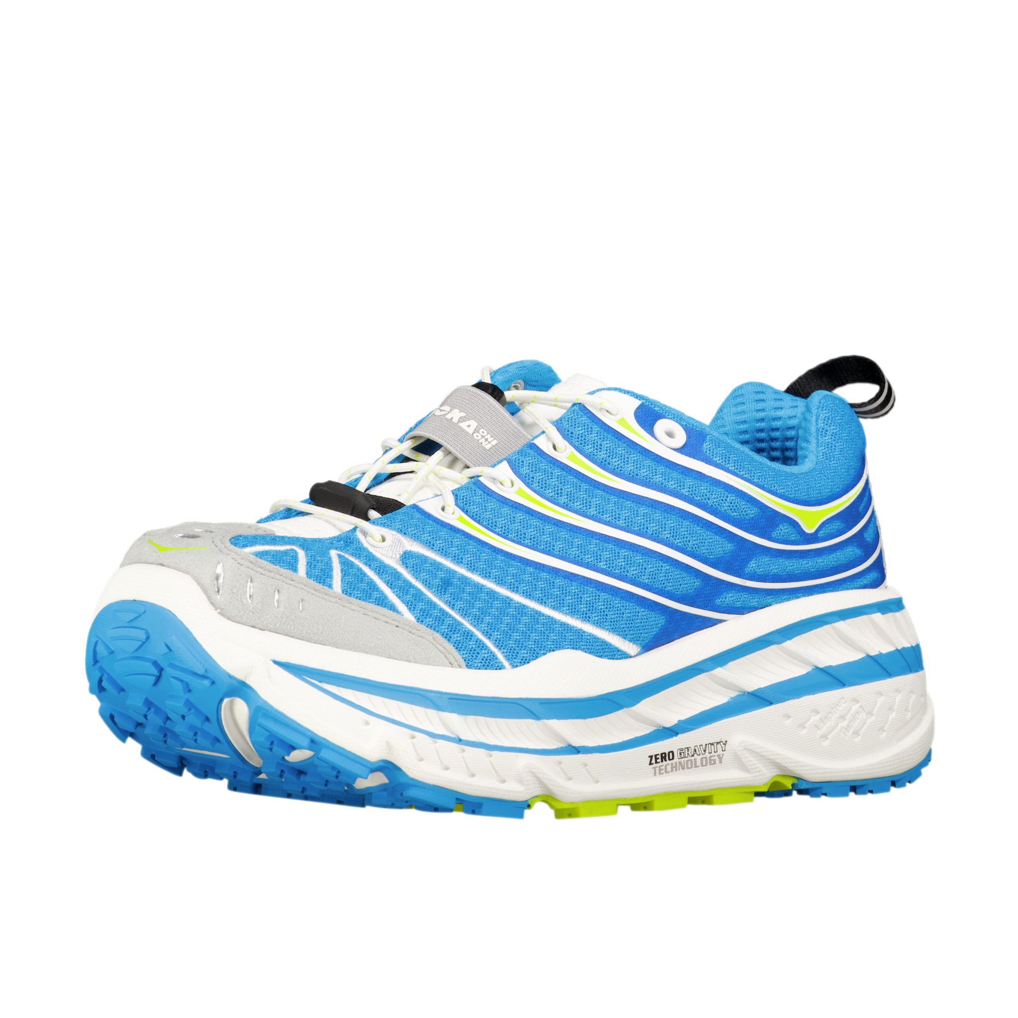 HOKA ONE ONE STINSON EVO OG TRAINERS - SKYWARD BLUE / HOKA CITRUS
