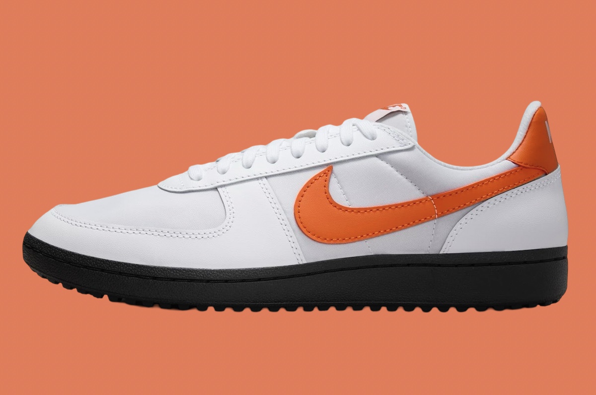 NIKE FIELD GENERAL 82 SP TRAINERS - WHITE/ORANGE BLAZE/BLACK
