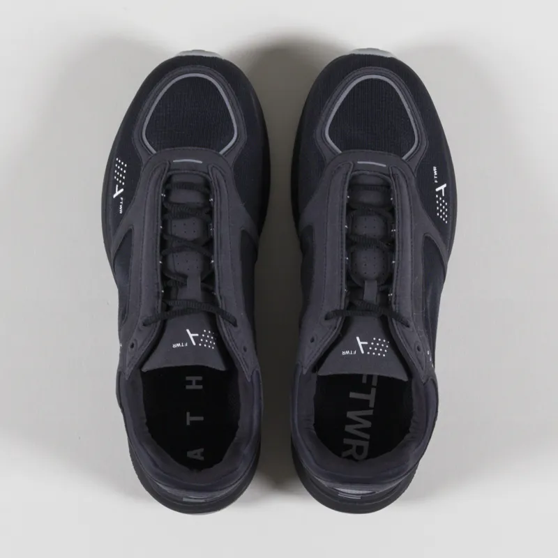 ATHLETICS FOOTWEAR ZERO V1 TRAINERS - JET BLACK
