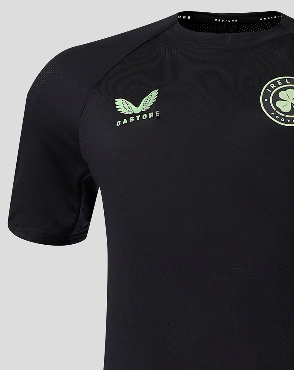 CASTORE FAI PRO COACHES TRAINING SHORT SLEEVE TEE WOMENS - CAVIAR/EBONY